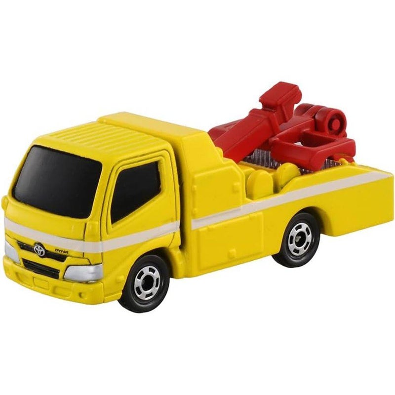 TAKARA TOMY تاكارا تومي توميكا 5 تويوتا دينا ونش شاحنة مصبوبة (7 سم، أصفر/أحمر) - Image 2